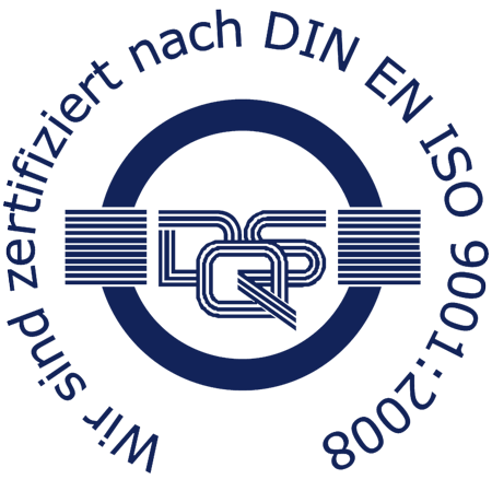 DIN EN ISO 9001:2008 zertifiziert